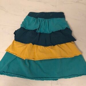 Fig organic kids layered skirt.